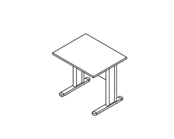biurko małe prostokątne VBS-12